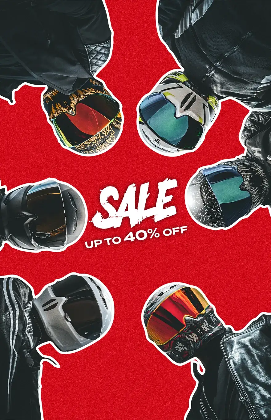 40% OFF Selected Helmets