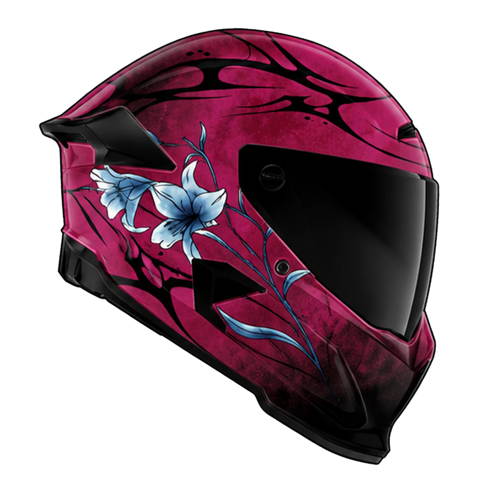 Cyber Lily helmet design