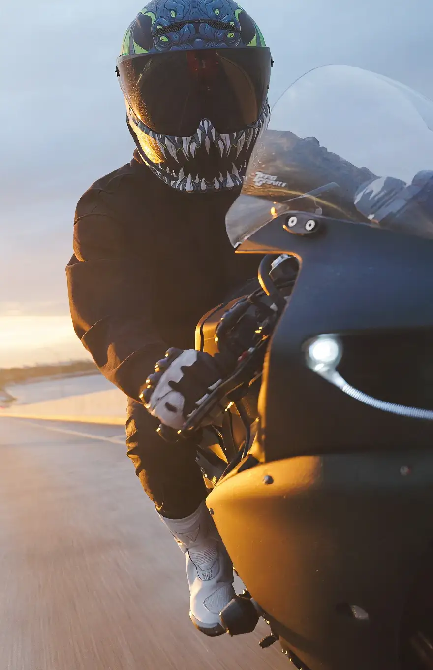 Ruroc EOX 2.0 motorcycle helmet range showcasing premium design and safety features