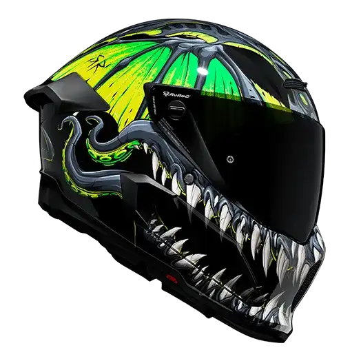 RUROC ルーロック　スカルデザインLサイズ インカム付き Explore the Ruroc AT4.0 CARBON Motorcycle Helmet Range | Ruroc