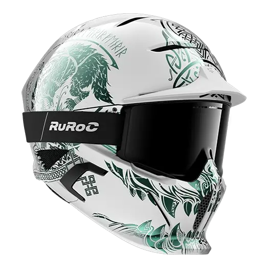 Ruroc RG2 Fenrir White snow helmet
