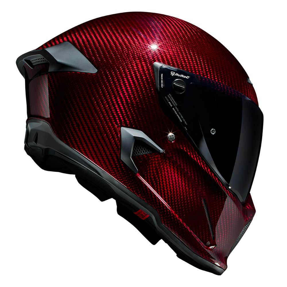 ATLAS 4.0 Ruby Carbon - Motorcycle Helmet - Ruroc