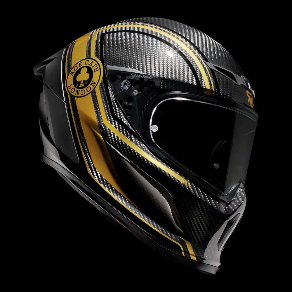 EOX Ace Cafe | Full Face Bluetooth Motorcycle Helmets | Ruroc