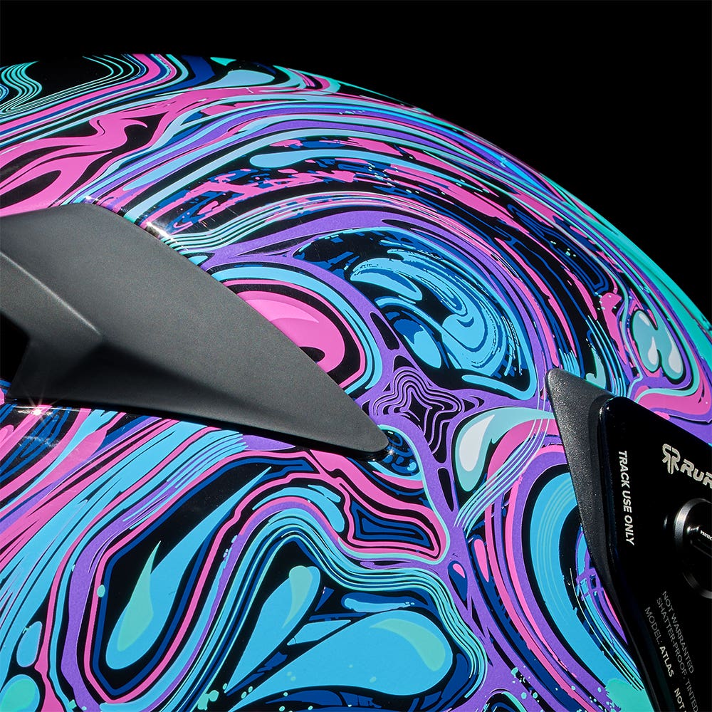ATLAS 4.0 Lucid Waves - Motorcycle Helmet - Ruroc