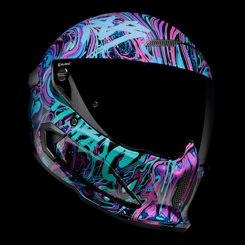 ATLAS 4.0 Lucid Waves - Motorcycle Helmet - Ruroc