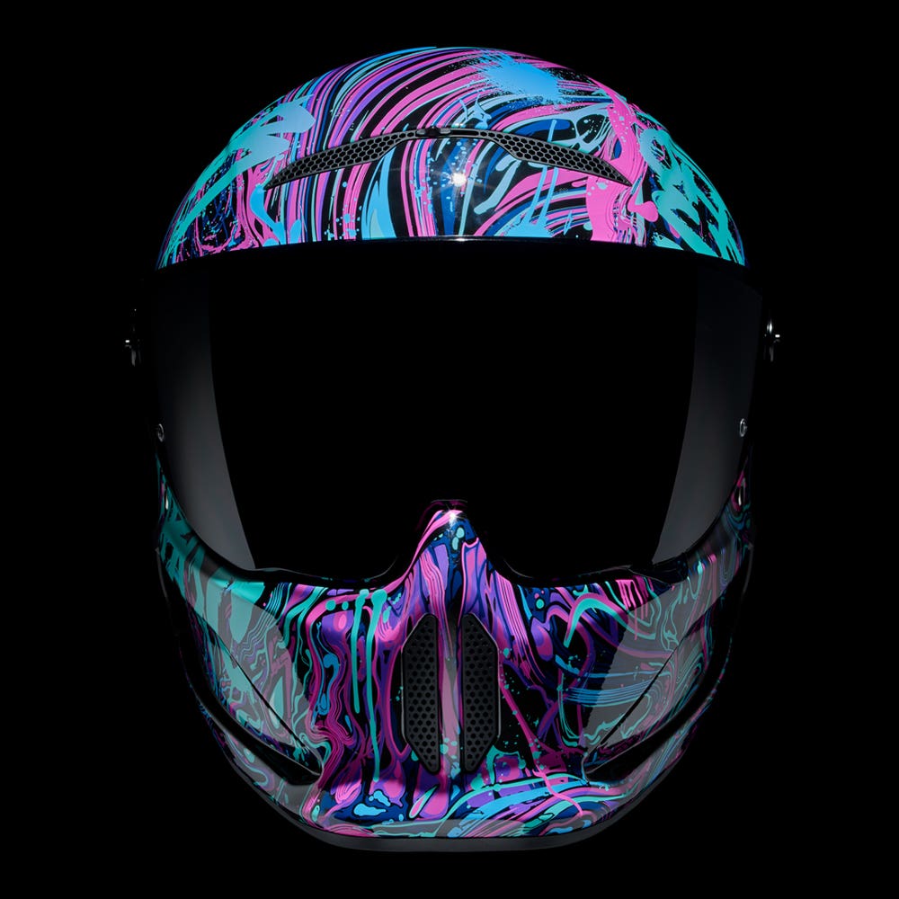 ATLAS 4.0 Lucid Waves - Motorcycle Helmet - Ruroc