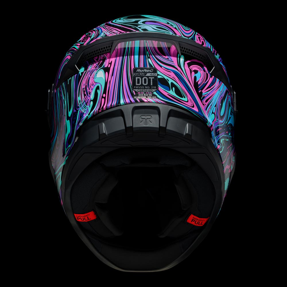 ATLAS 4.0 Lucid Waves - Motorcycle Helmet - Ruroc