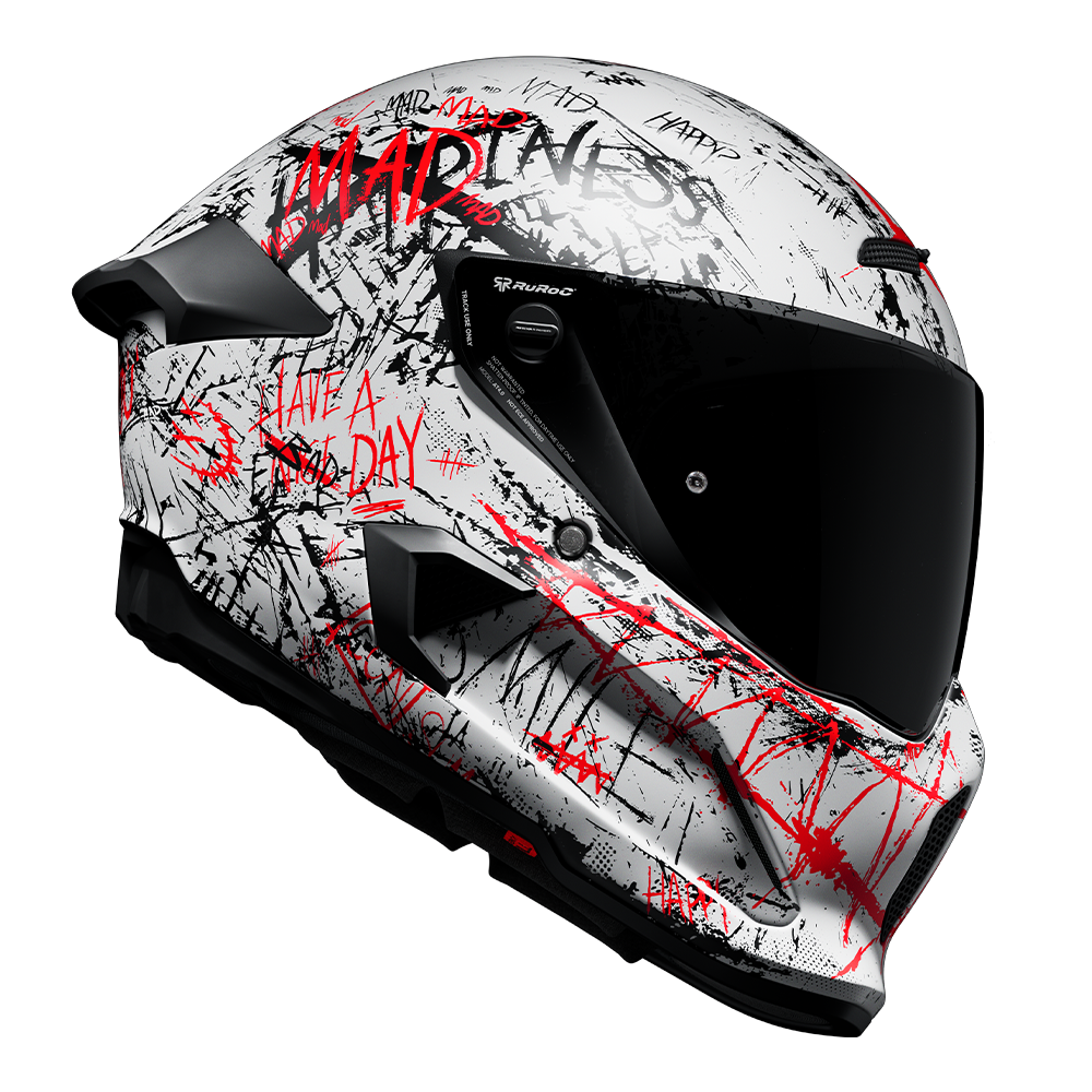 セキュリティ・セーフティ RUROC EOX-ANARCHY AT4.0 CARBON Anarchy | Full Face Bluetooth Motorcycle Helmets