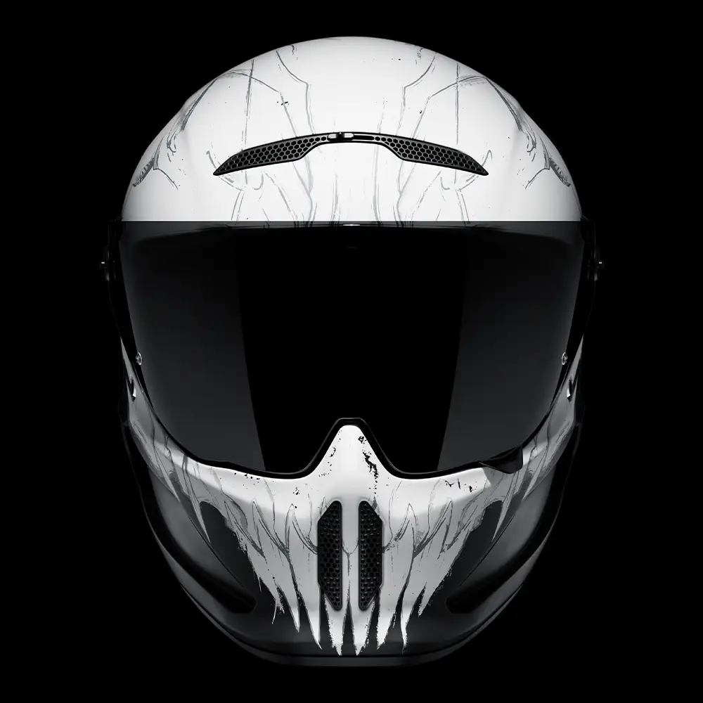 セキュリティ・セーフティ RUROC AT4.0 CARBON DARKSIDE M/L58-60cm AT4.0 CARBON Darkside | Full Face Bluetooth Motorcycle Helmets