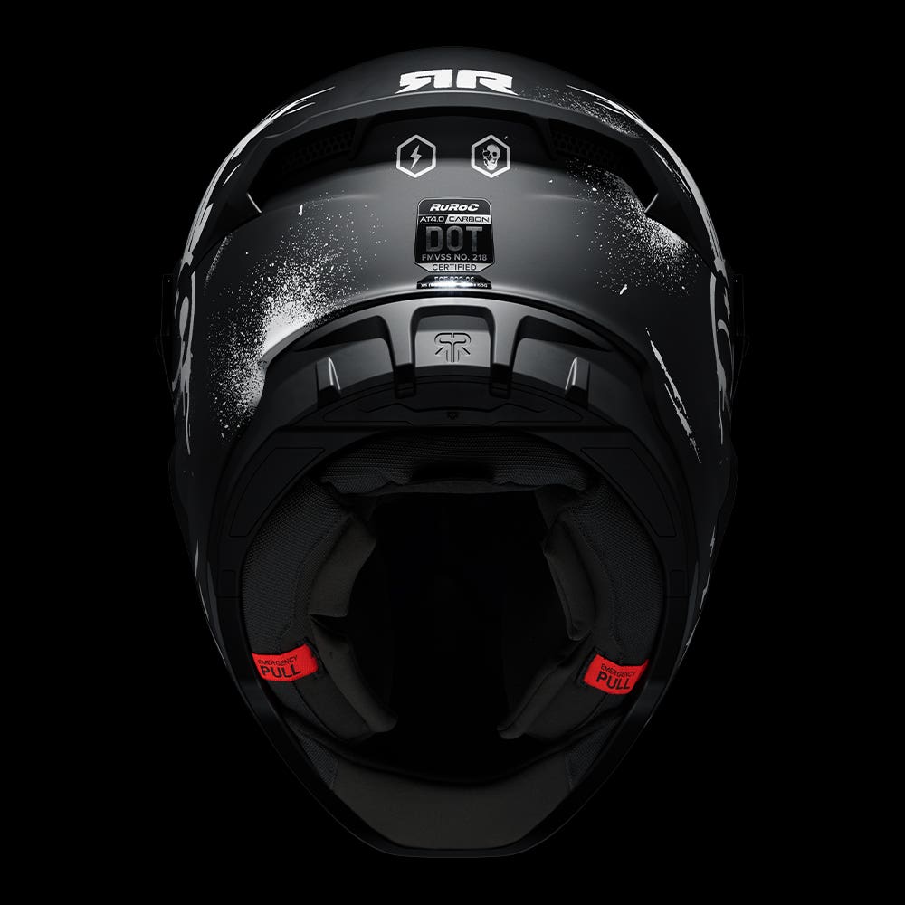 ATLAS 4.0 CARBON Disarray | Full Face Bluetooth Motorcycle Helmet | Ruroc