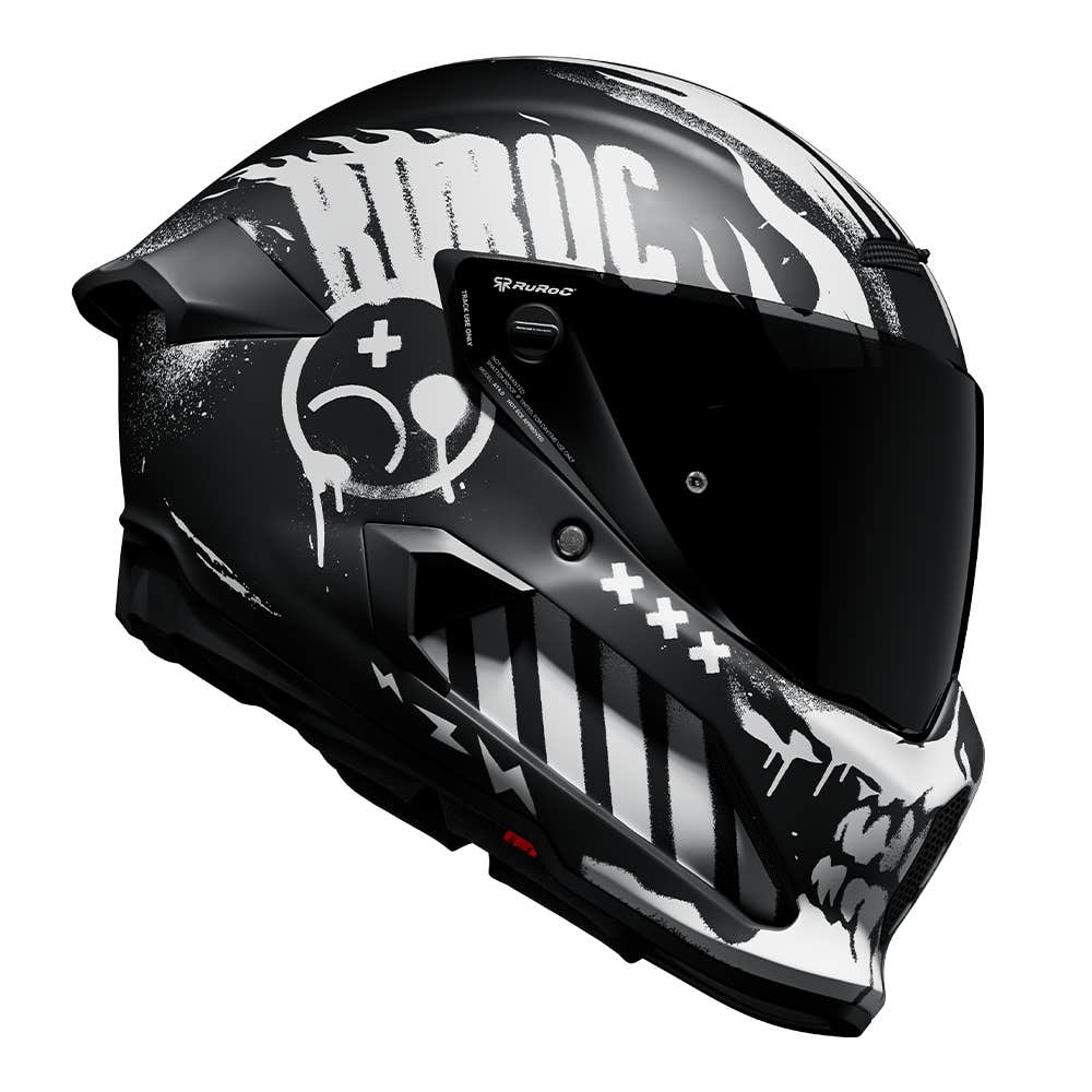 ATLAS 4.0 CARBON Disarray | Full Face Bluetooth Motorcycle Helmet | Ruroc
