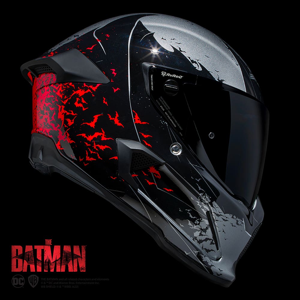 ATLAS 4.0 The Batman - Motorcycle Helmet - Ruroc