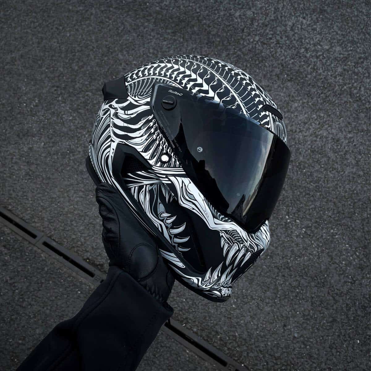 Ruroc | Atlas 3.0 Reaper | Full Face Motorcycle Helmet