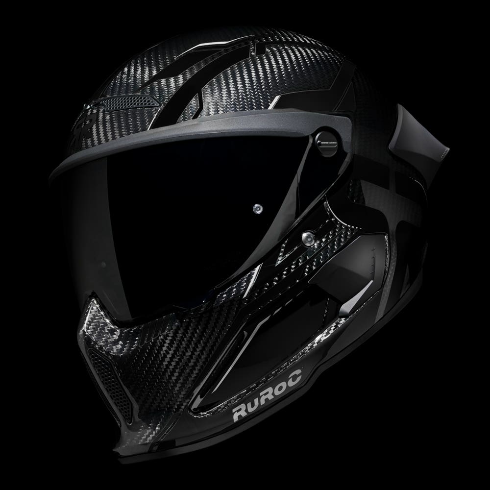 ATLAS 4.0 Track Core Carbon - Motorcycle Racing Helmet - Ruroc