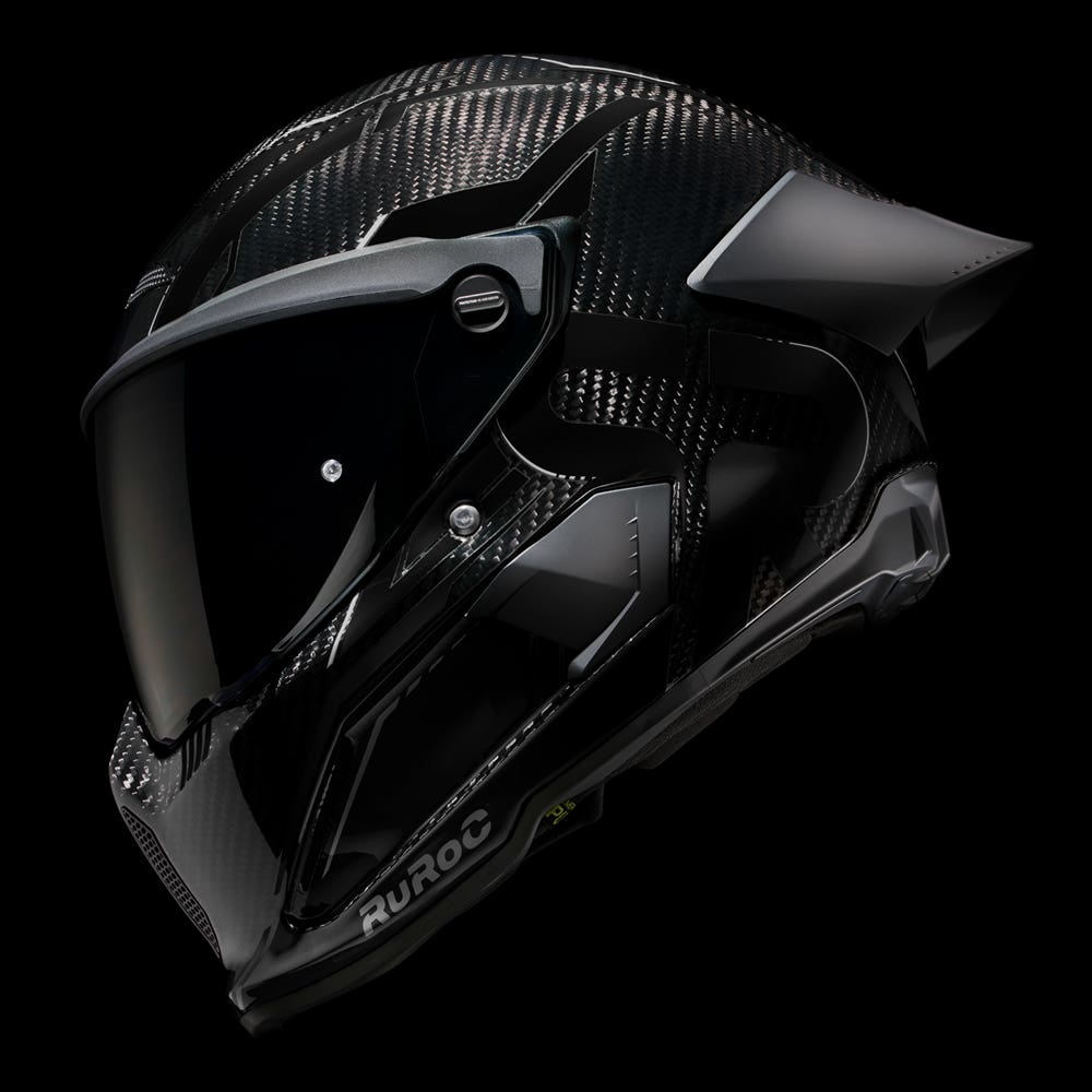 ATLAS 4.0 Track Core Carbon - Motorcycle Racing Helmet - Ruroc