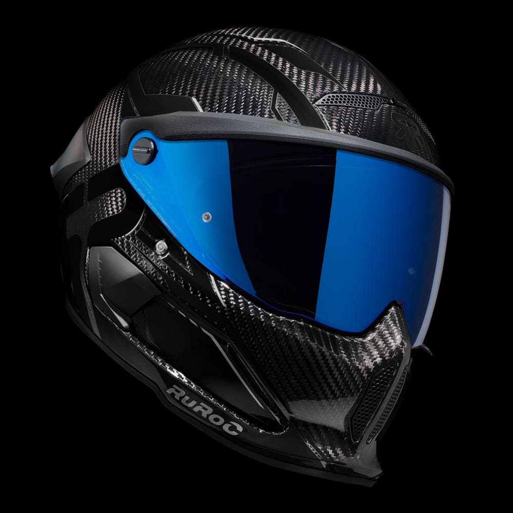 ATLAS 4.0 Track Core Carbon - Motorcycle Racing Helmet - Ruroc