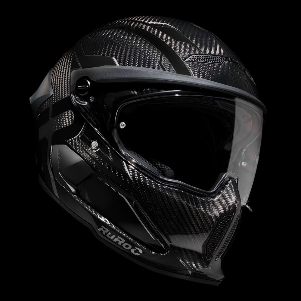 ATLAS 4.0 Track Core Carbon - Motorcycle Racing Helmet - Ruroc