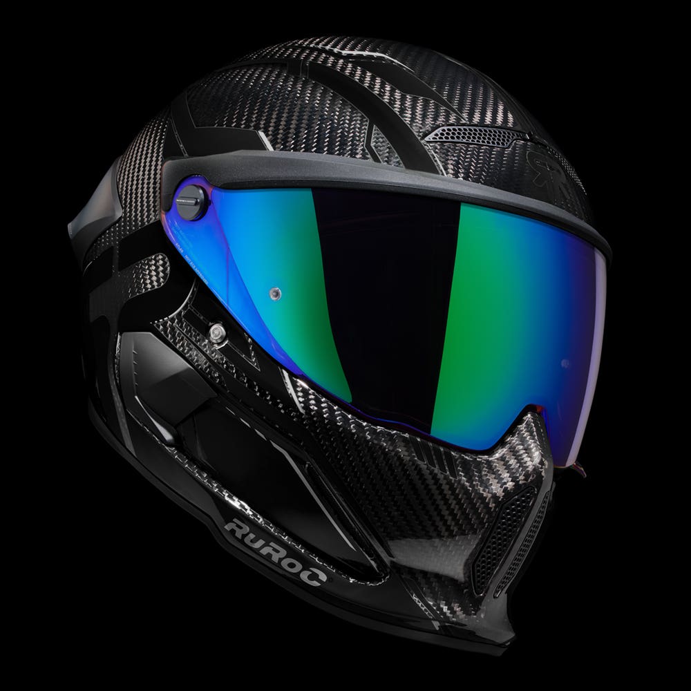 ATLAS 4.0 Track Core Carbon - Motorcycle Racing Helmet - Ruroc