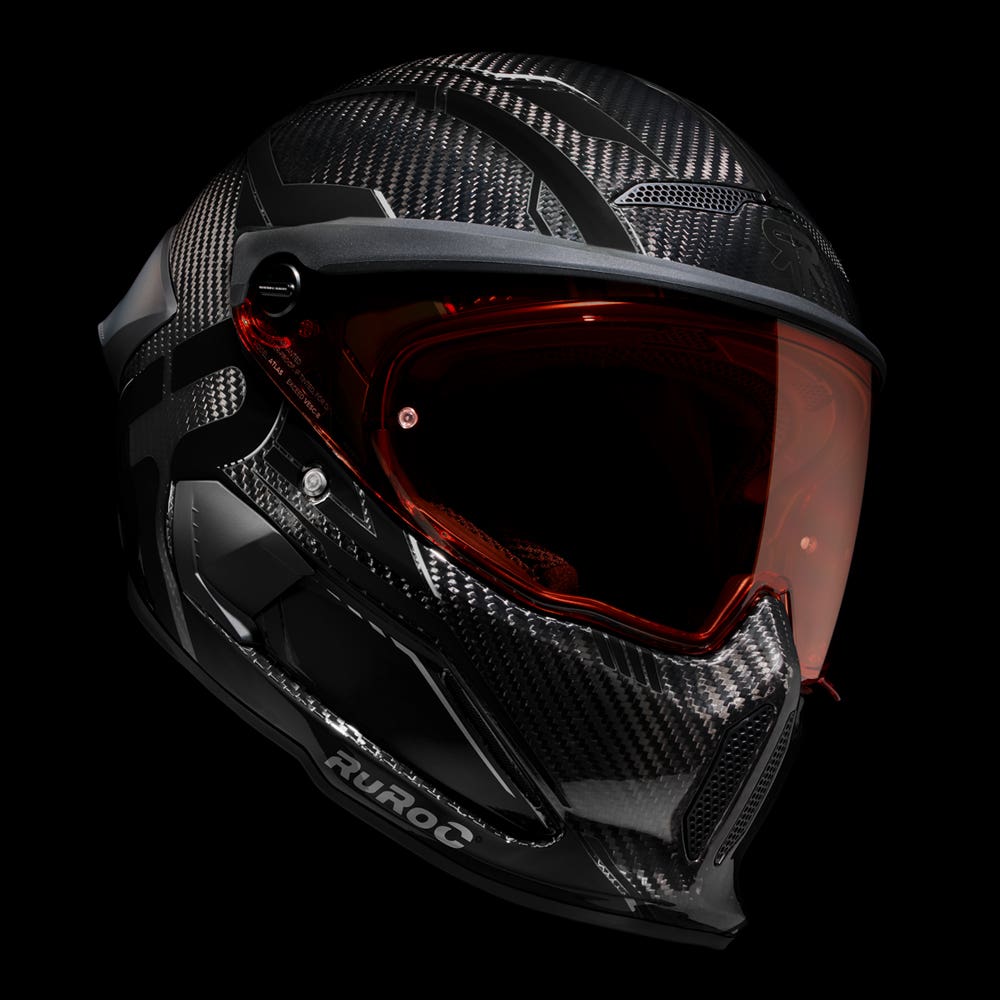 ATLAS 4.0 Track Core Carbon - Motorcycle Racing Helmet - Ruroc