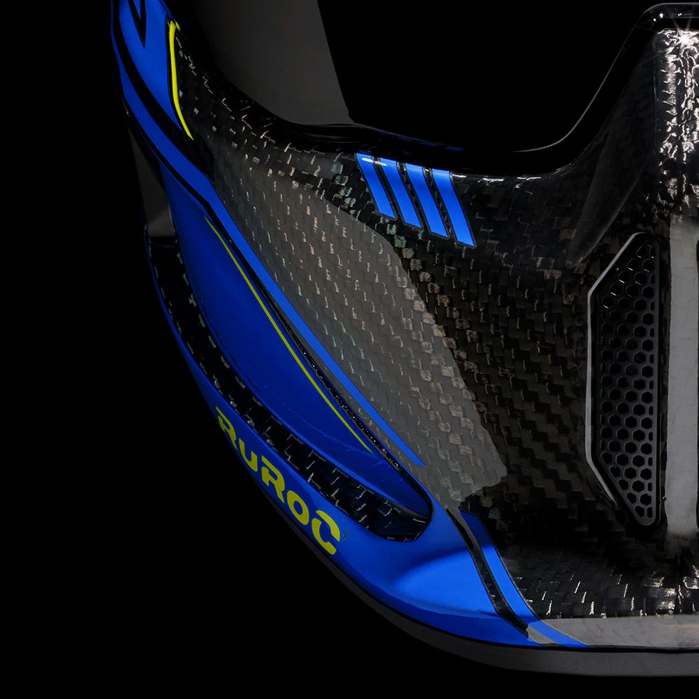 ATLAS 4.0 Track Ice Blue - Motorcycle Racing Helmet - Ruroc