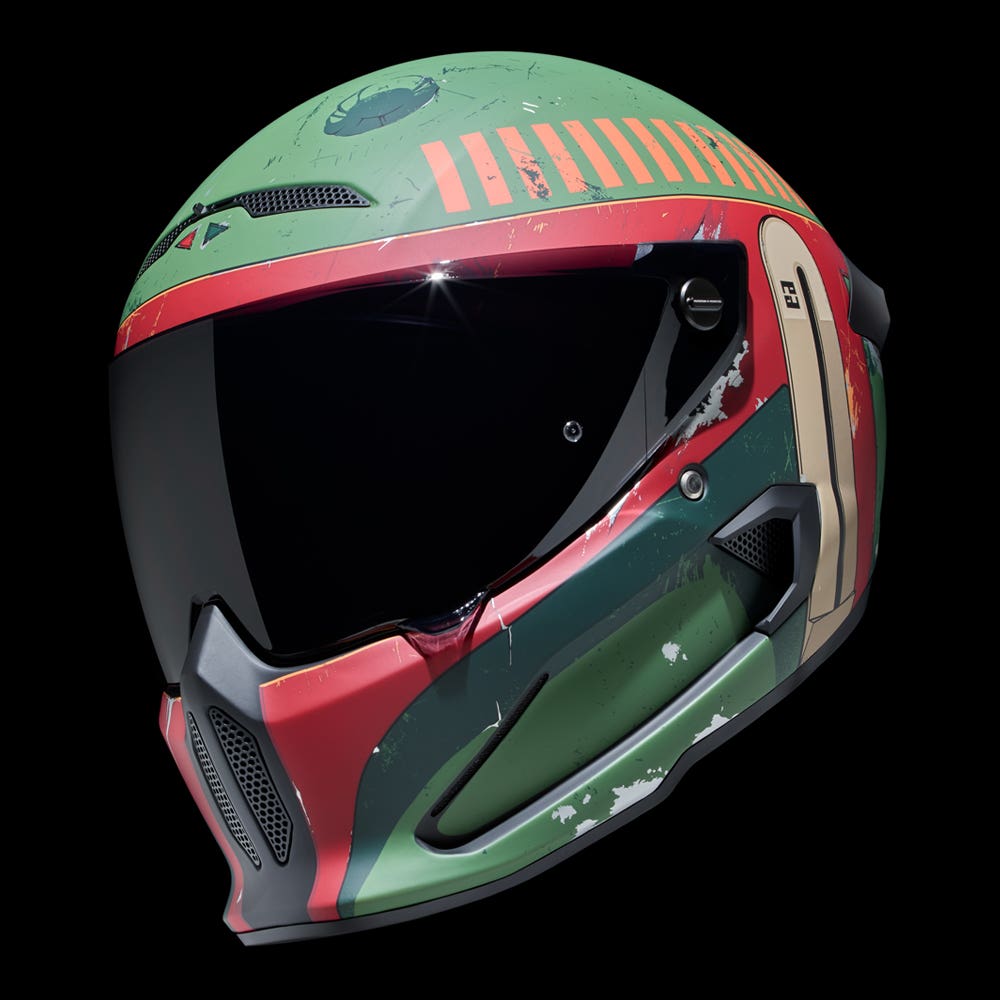 ATLAS 4.0 CARBON Boba Fett - Motorcycle Helmet - Ruroc