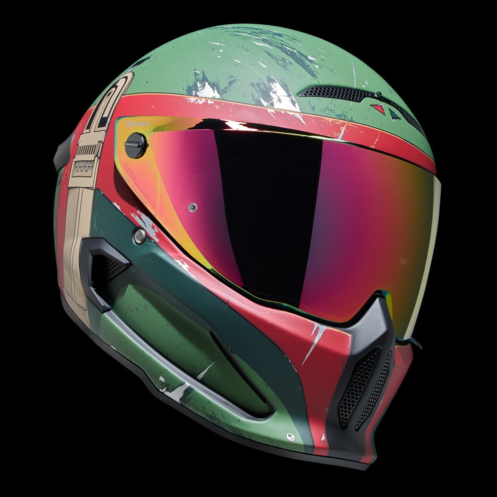 ATLAS 4.0 CARBON Boba Fett - Motorcycle Helmet - Ruroc