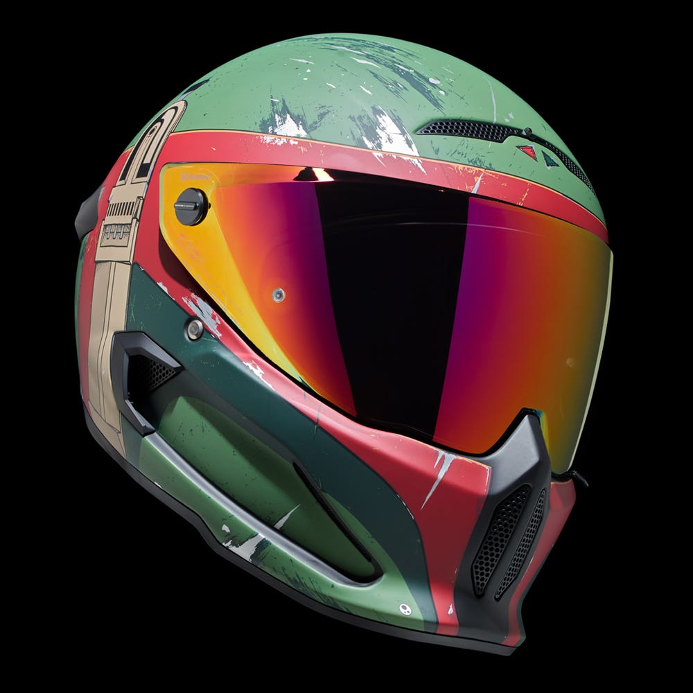 ATLAS 4.0 CARBON Boba Fett - Motorcycle Helmet - Ruroc