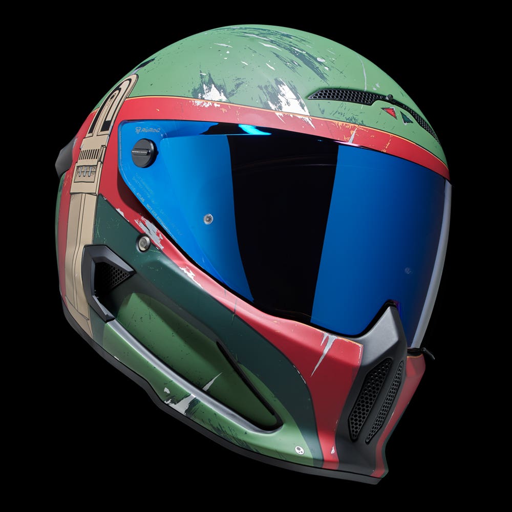 ATLAS 4.0 CARBON Boba Fett - Motorcycle Helmet - Ruroc