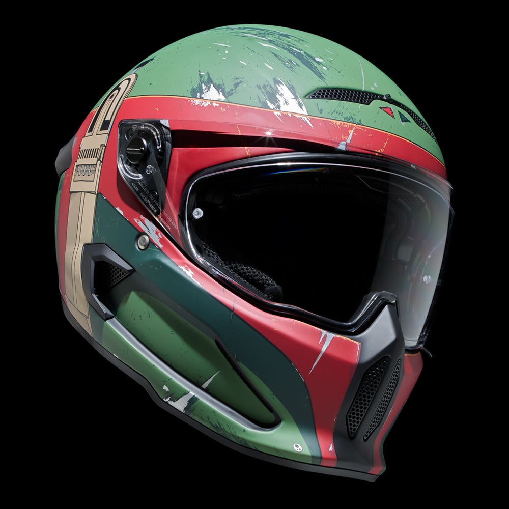 ATLAS 4.0 CARBON Boba Fett - Motorcycle Helmet - Ruroc