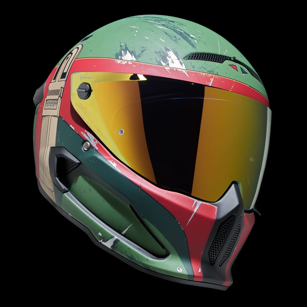 ATLAS 4.0 CARBON Boba Fett - Motorcycle Helmet - Ruroc