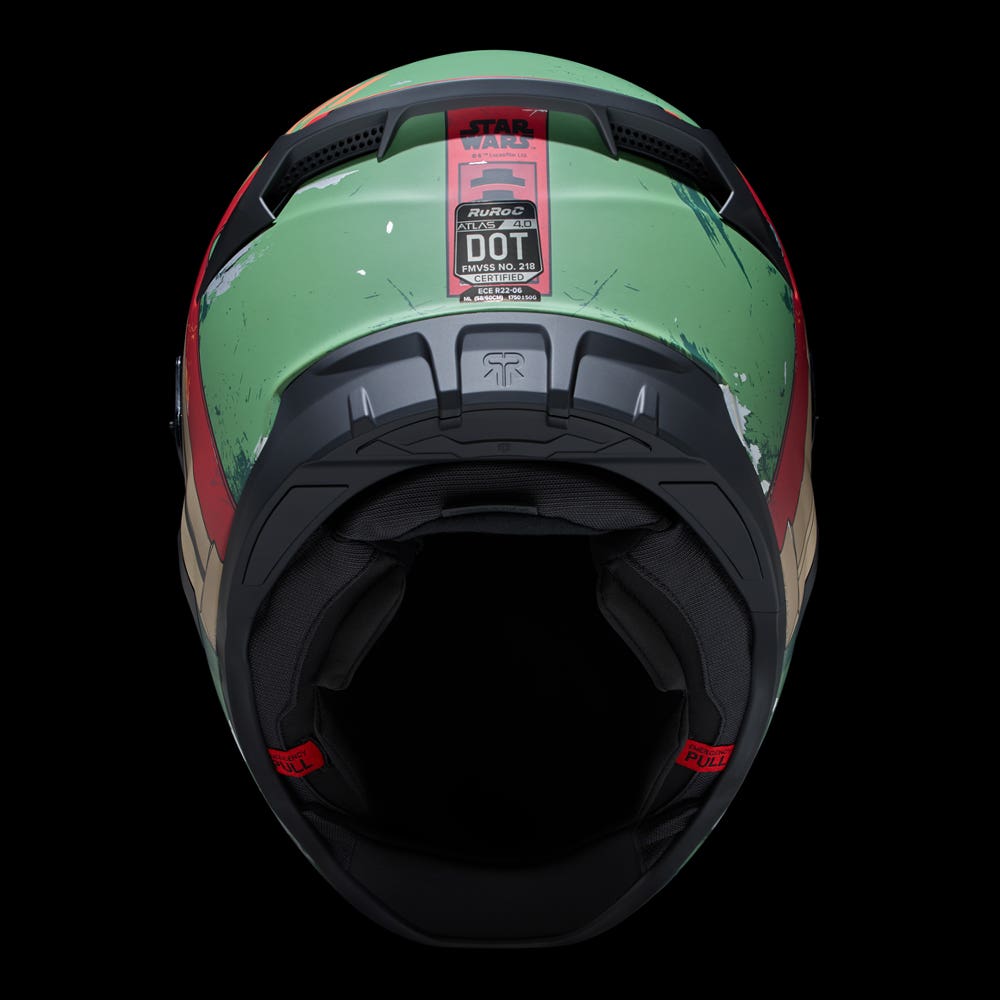 ATLAS 4.0 CARBON Boba Fett - Motorcycle Helmet - Ruroc