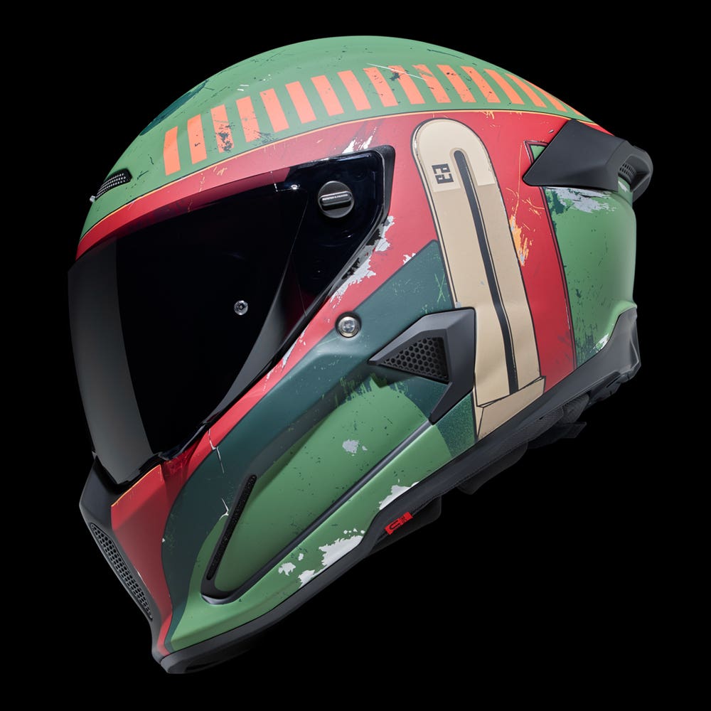 ATLAS 4.0 CARBON Boba Fett - Motorcycle Helmet - Ruroc