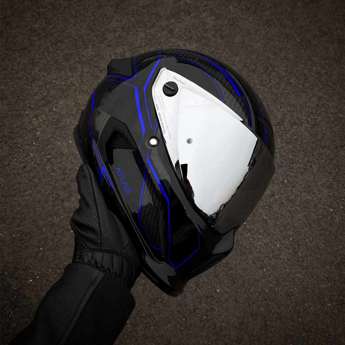 Atlas 3.0 Helmet - Carbonized Ice <blemished>