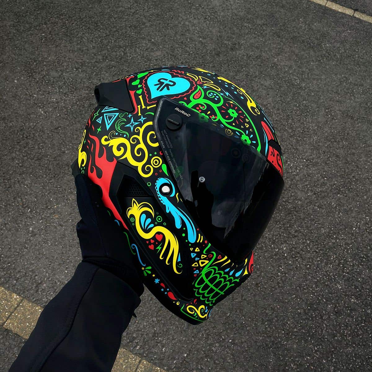 AT3.0 Cinco de Madness | Full Face Motorcycle Helmet | Protection