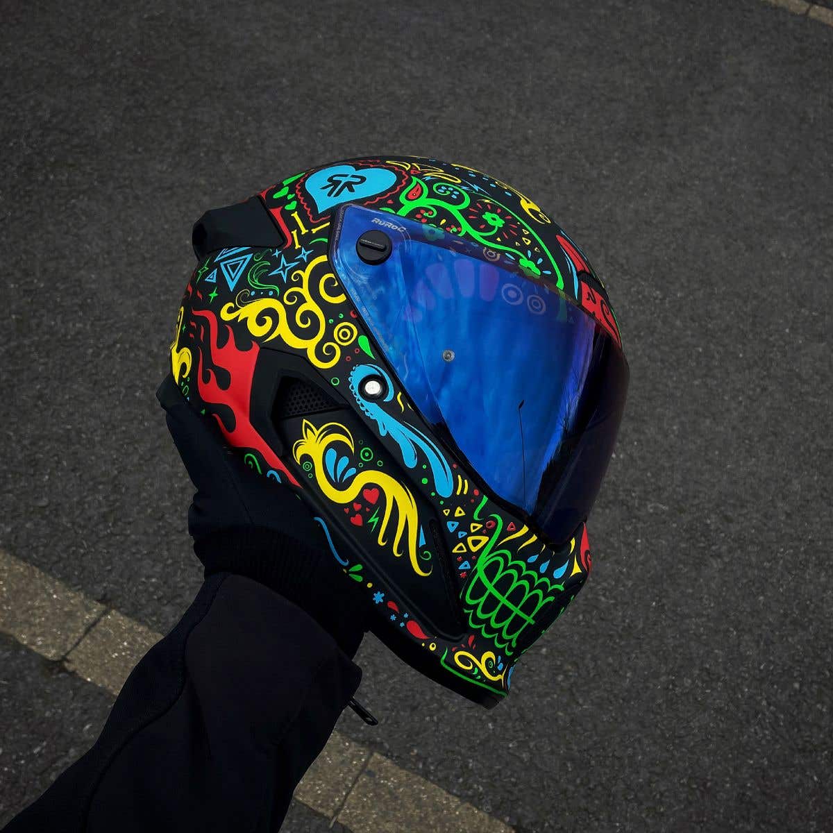 AT3.0 Cinco de Madness | Full Face Motorcycle Helmet | Protection