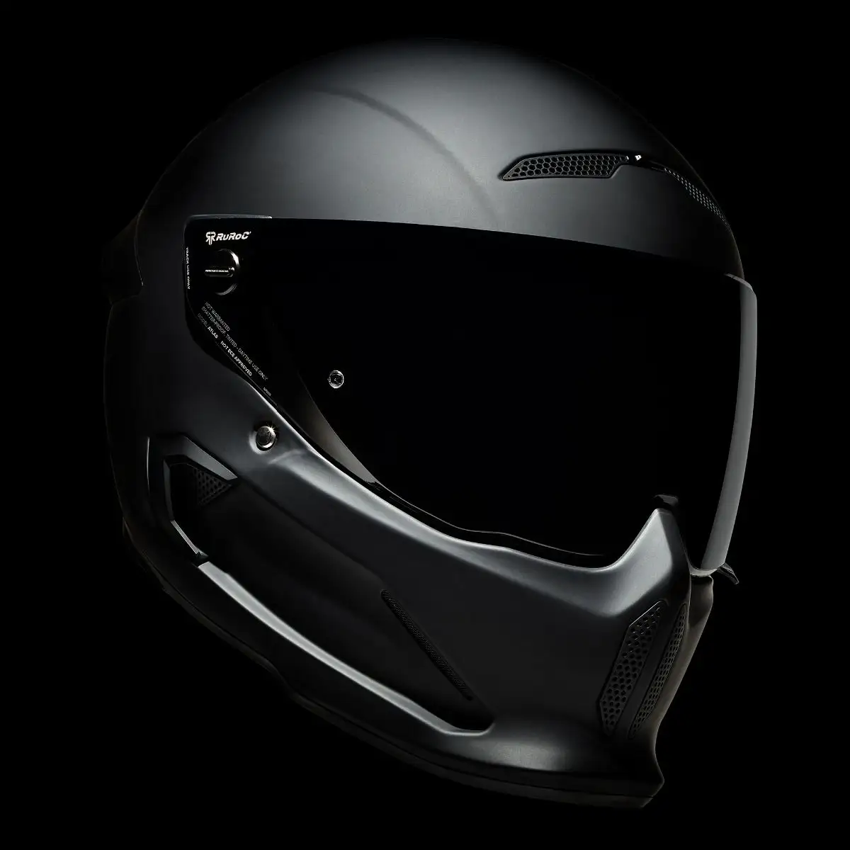 AT4.0 Carbon Core Helmet with dark tinted visor