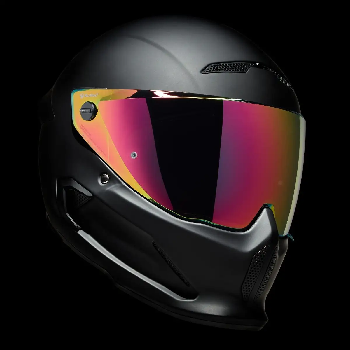 AT4.0 Carbon Core Helmet with pink iridescent visor