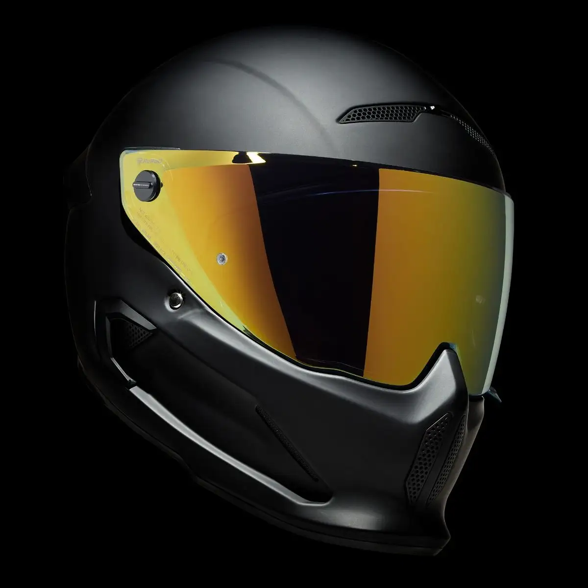 AT4.0 Carbon Core Helmet with gold visor
