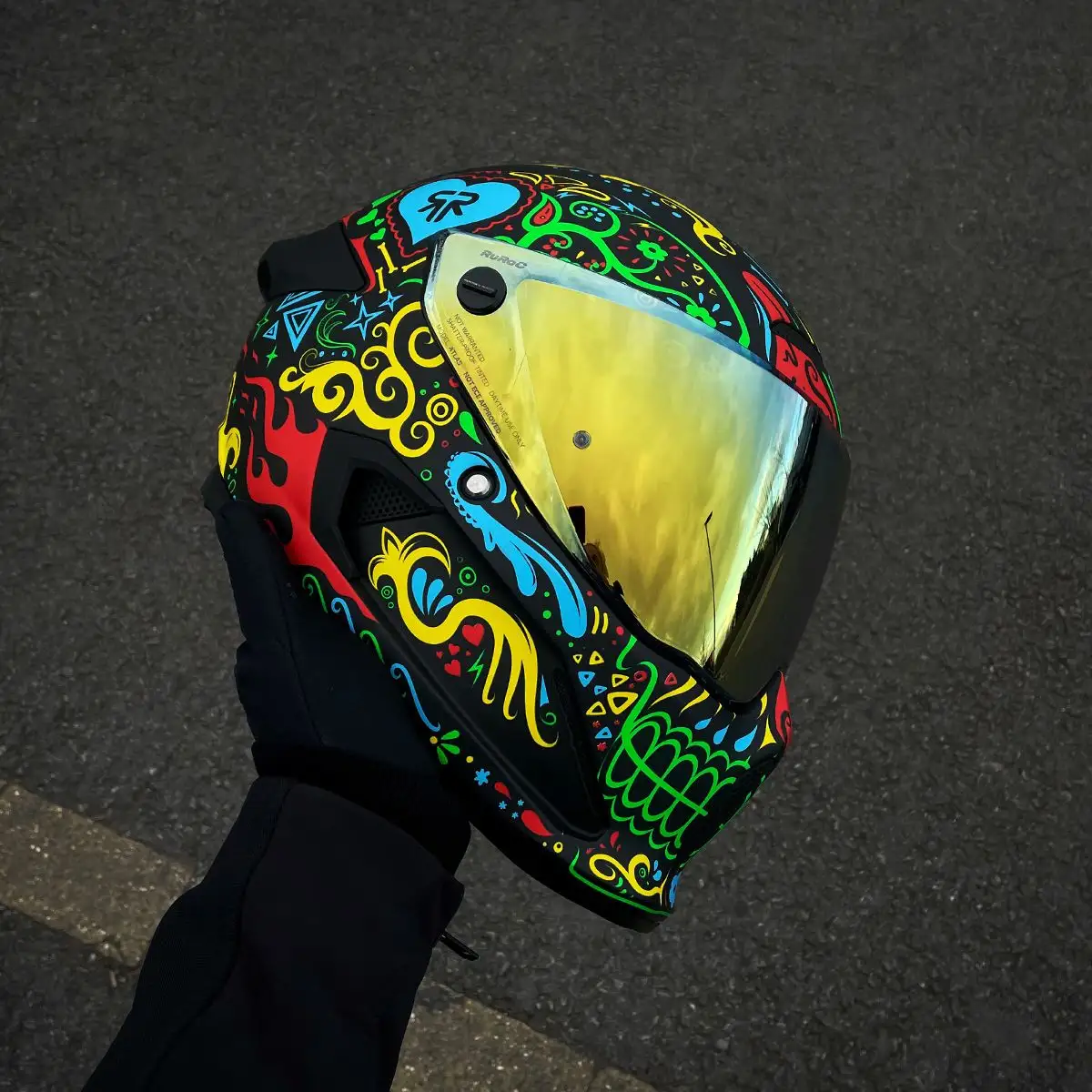 AT3.0 Cinco de Madness | Full Face Motorcycle Helmet | Protection