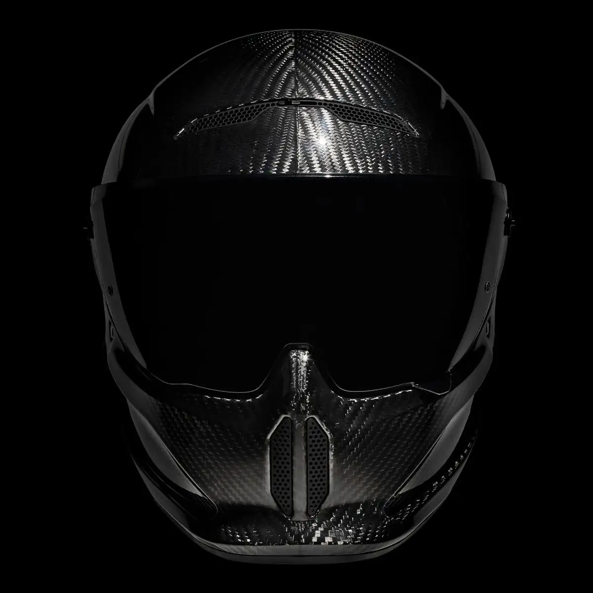 AT4.0 Carbon Liquid Carbon helmet - front view