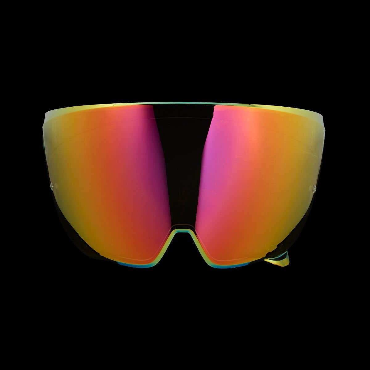 AT4 Iridescent Red Visor for STREET & TRACK & CARBON