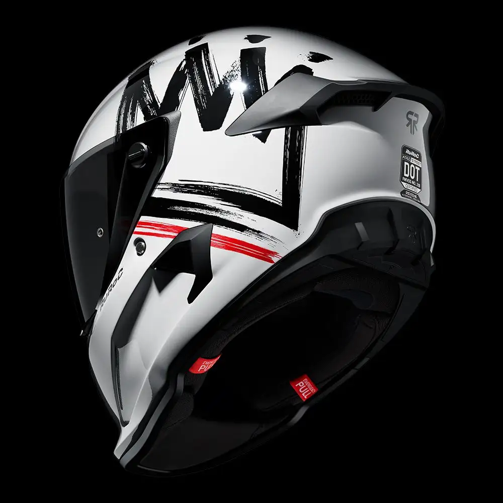 AT4.0 Street Kings helmet - rear three-quarter left view