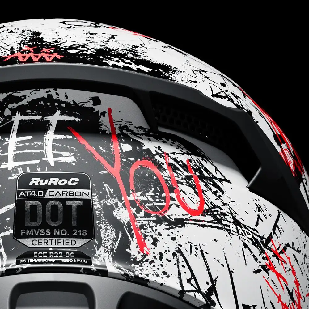 AT4.0 CARBON Anarchy | Full Face Bluetooth Motorcycle Helmets
