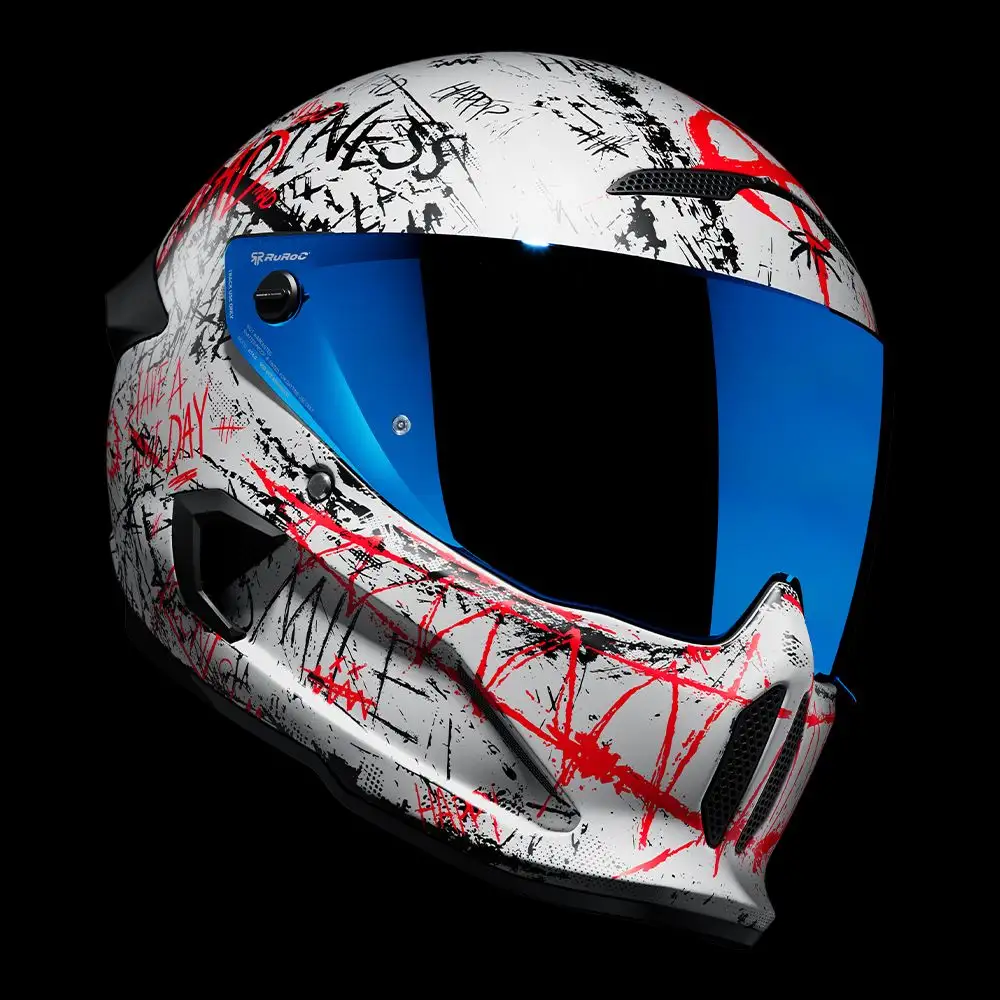 AT4.0 CARBON Anarchy | Full Face Bluetooth Motorcycle Helmets