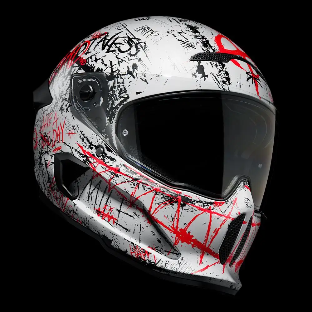 AT4.0 CARBON Anarchy | Full Face Bluetooth Motorcycle Helmets