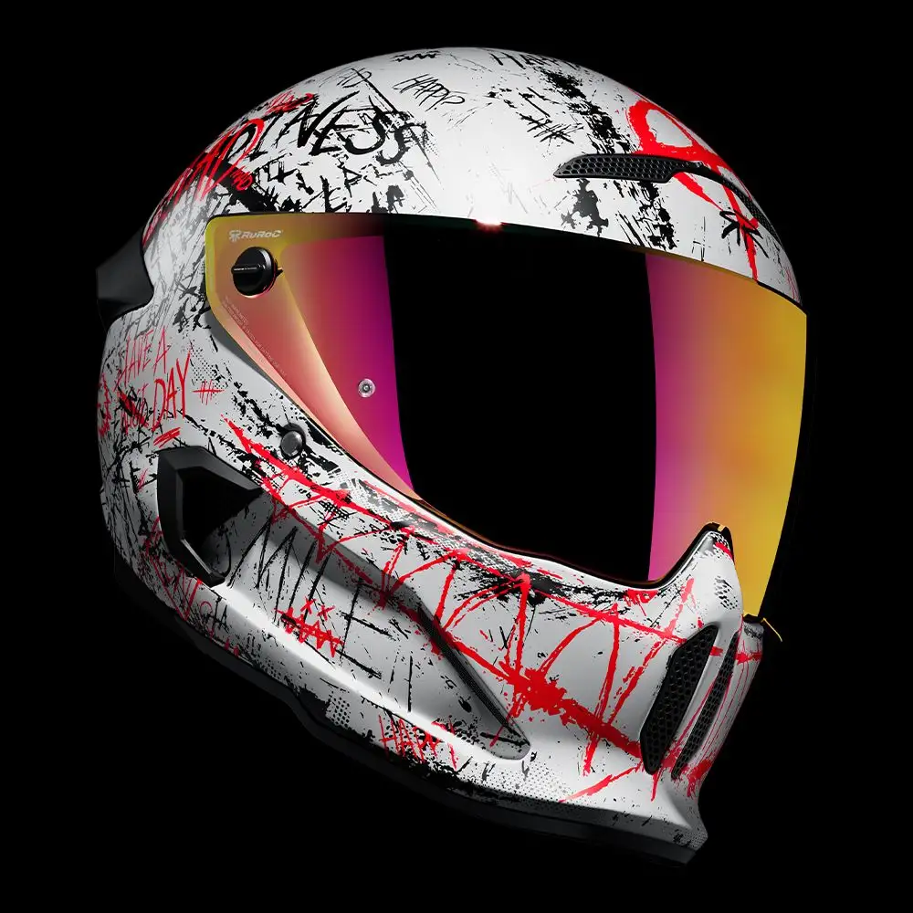 AT4.0 CARBON Anarchy | Full Face Bluetooth Motorcycle Helmets