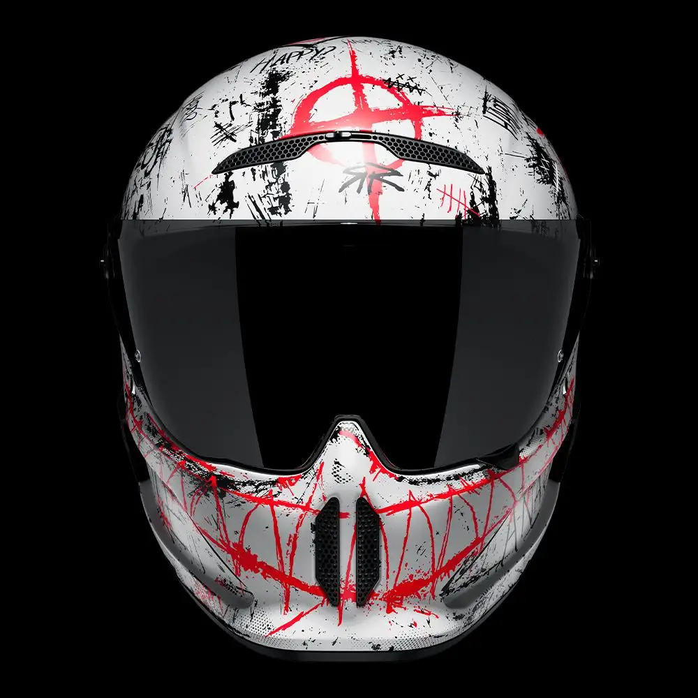 AT4.0 CARBON Anarchy | Full Face Bluetooth Motorcycle Helmets