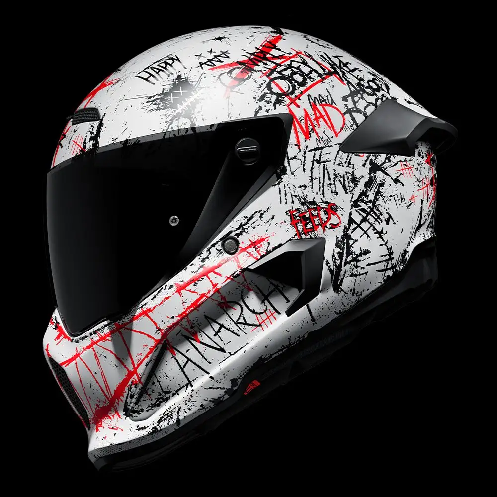 AT4.0 CARBON Anarchy | Full Face Bluetooth Motorcycle Helmets