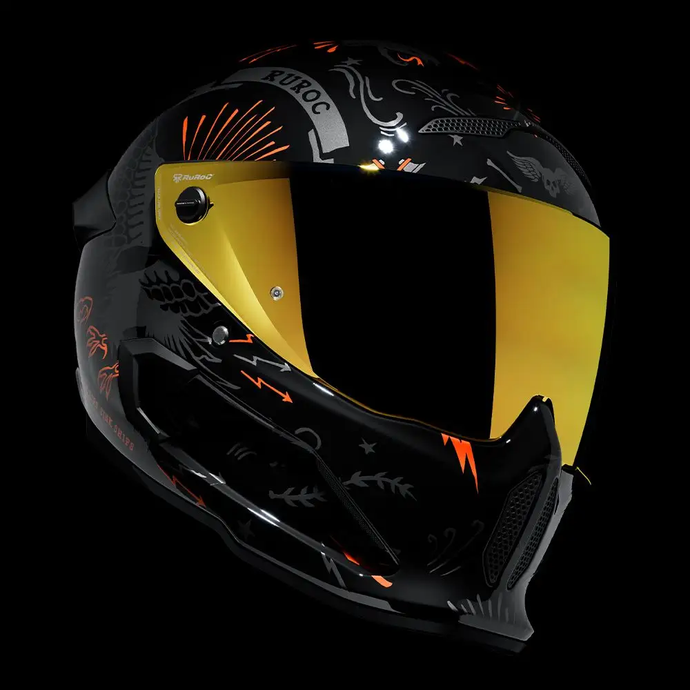 AT4.0 CARBON BlackBird | Full Face Bluetooth Motorcycle Helmets