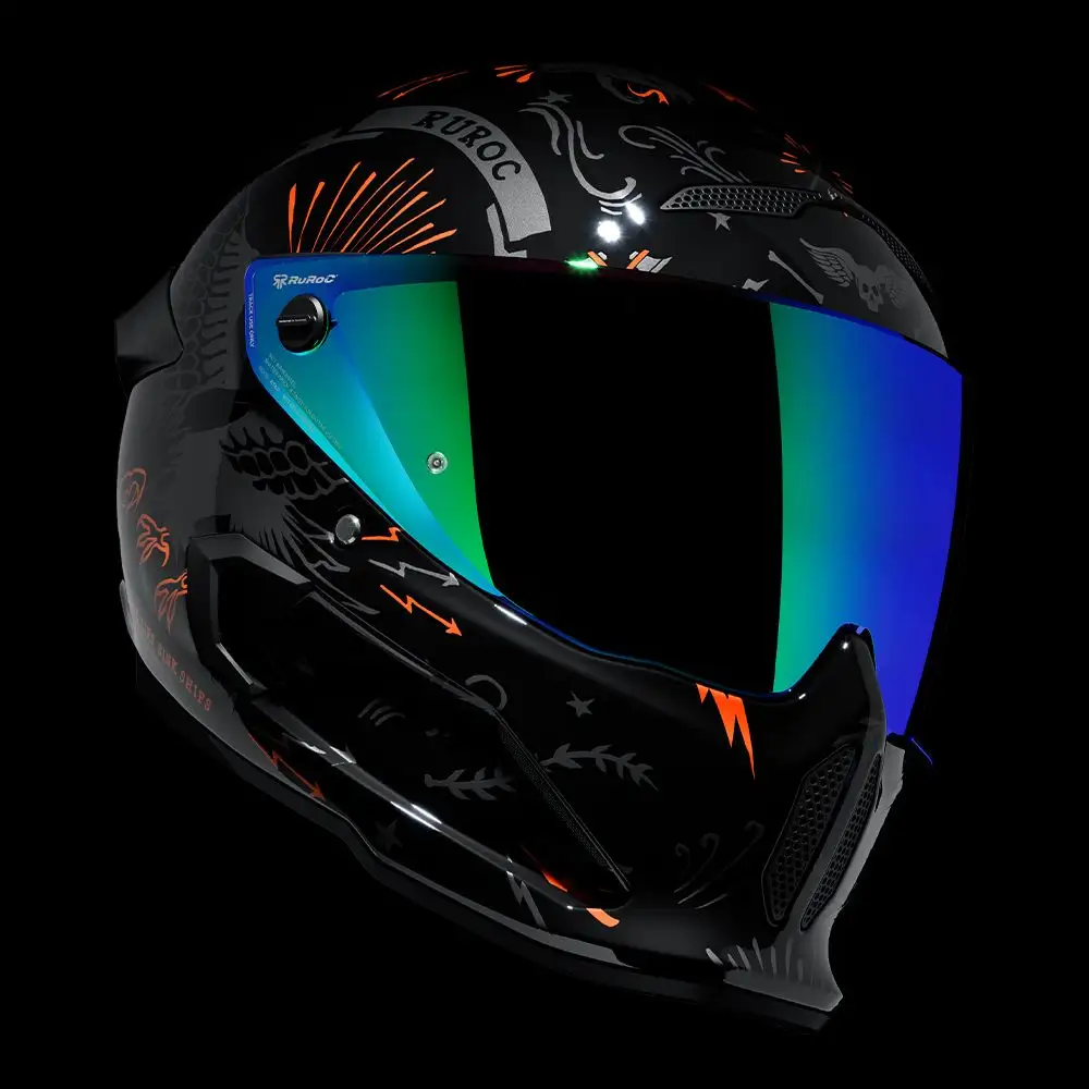 AT4.0 CARBON BlackBird | Full Face Bluetooth Motorcycle Helmets